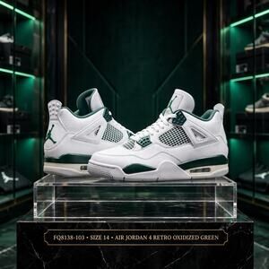Size 14 - Jordan 4 Retro Oxidized Green FQ8138-103 2023 OG